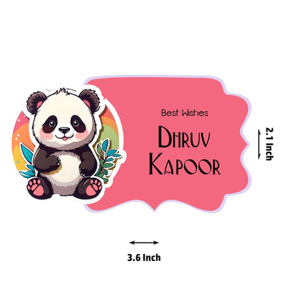 Die - Cut Gift Tags/Gift Labels - Panda Love Design - Chatterbox Labels - Gift Tags