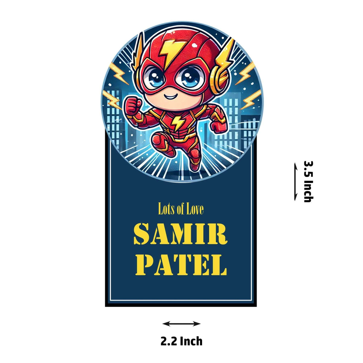 Die - Cut Gift Tags/Gift Labels - Ironman Design - Chatterbox Labels - Gift Tags