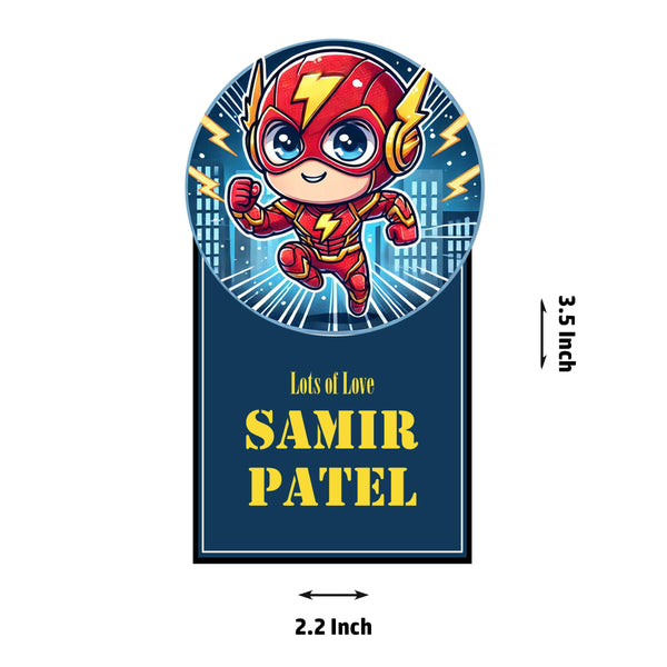 Die-Cut Gift Tags/Gift Labels - Ironman Design