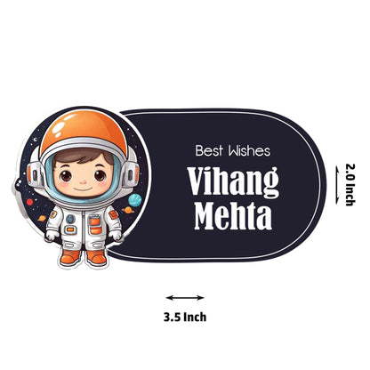Die - Cut Gift Tags/Gift Labels - Space Boy Design - Chatterbox Labels - Gift Tags
