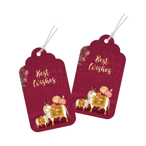 Luxe Gift Tags -Pichwai Theme- Set of 20 Chatterbox Labels