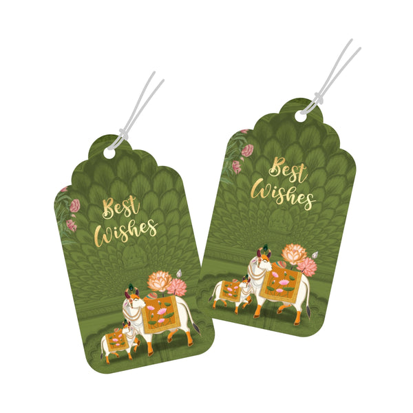 Luxe Gift Tags -Pichwai Theme- Set of 20 Chatterbox Labels