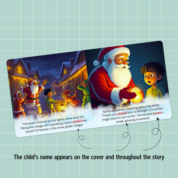 Personalised Christmas Story Books Chatterbox Labels