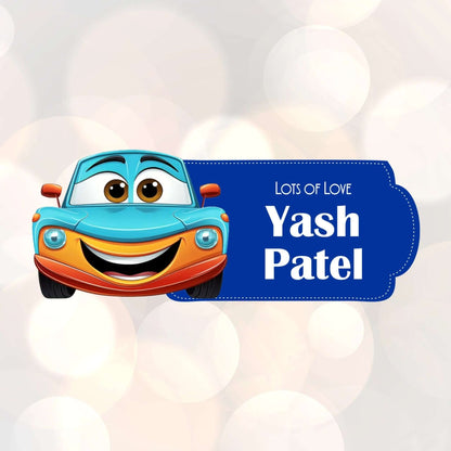 Die - Cut Gift Tags/Gift Labels - Cars Design - Chatterbox Labels - Gift Tags