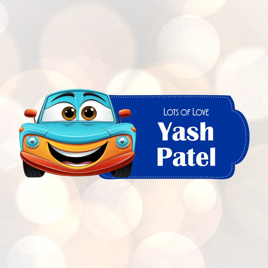 Die - Cut Gift Tags/Gift Labels - Cars Design - Chatterbox Labels - Gift Tags