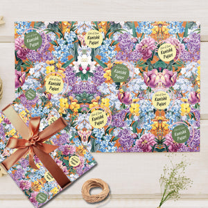 Custom Gift Wrapping Paper - Bespoke Floral Dawn