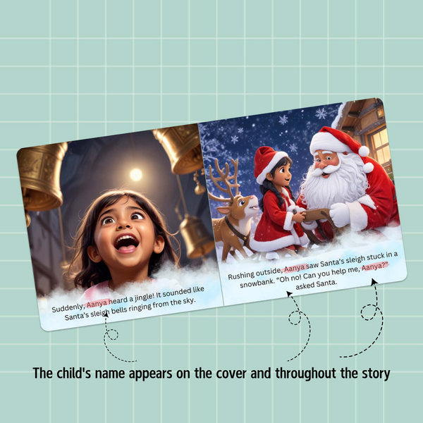 Personalised Christmas Story Books Chatterbox Labels