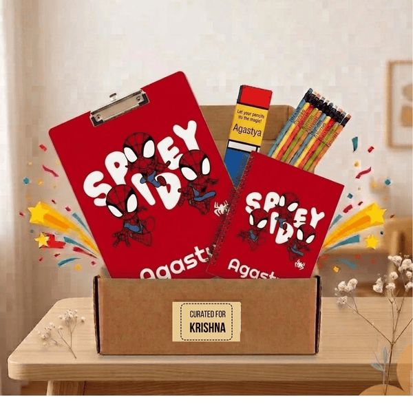 Smarty Pants Rakhi Gift Box - Examboard, Notebook & Doms Pencils - Chatterbox Labels-