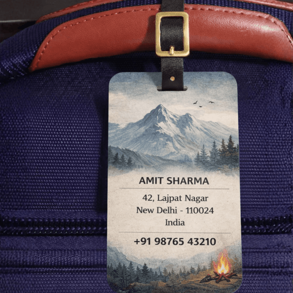 Personalized Luggage Tags - Wilderness Trail - Chatterbox Labels - Luggage Tags