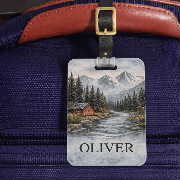 Personalized Luggage Tags - Wilderness Trail - Chatterbox Labels - Luggage Tags