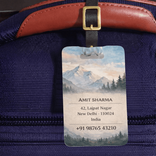 Personalized Luggage Tags - Wilderness Trail - Chatterbox Labels - Luggage Tags
