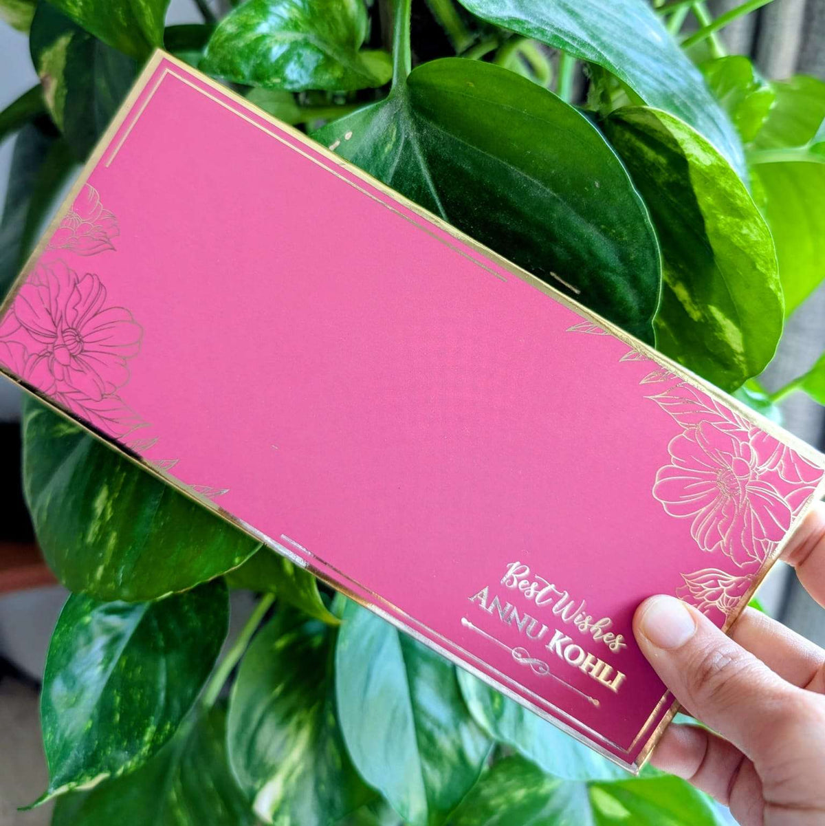 Luxe Gold Foil Money Envelopes - Royal Crimson - Chatterbox Labels - Luxe Envelopes