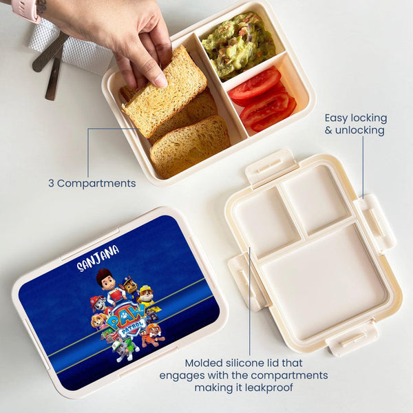 Custom Snack Box & Lunch Box for kids - Paw Patrol Theme