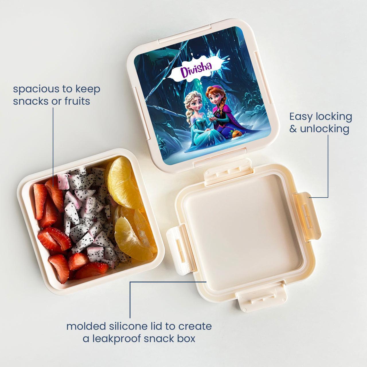 Custom Snack Box & Lunch Box for kids - Frozen Design