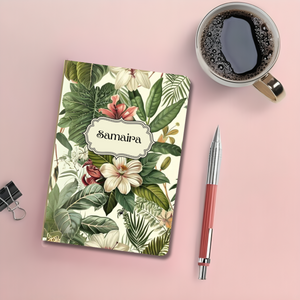 Personalised Notebook - A5 size - Botanical Bliss