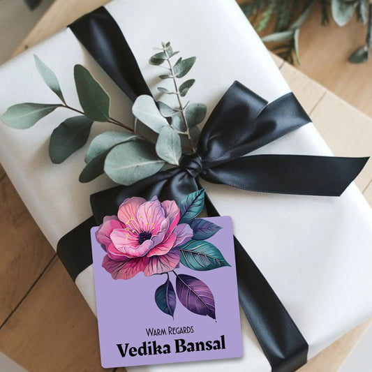 Die - Cut Gift Tags/Gift Labels - Floral Symphony Design - Chatterbox Labels - Gift Tags