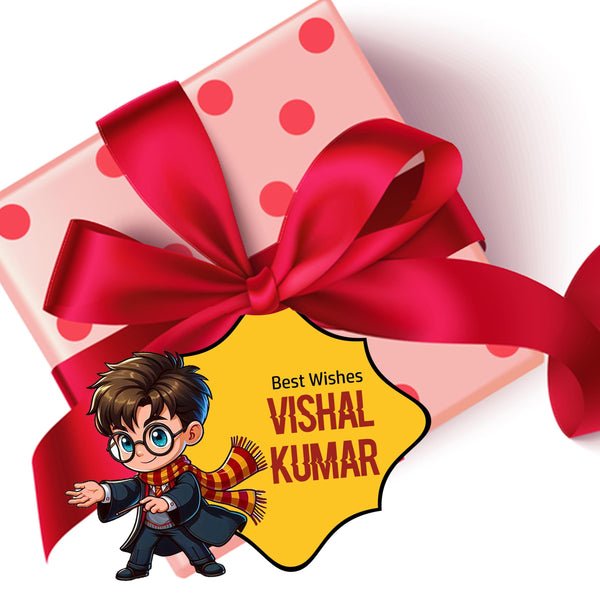 Die-Cut Gift Tags/Gift Labels - Harry Potter Design