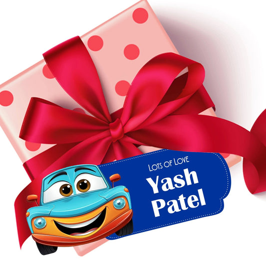 Die - Cut Gift Tags/Gift Labels - Cars Design - Chatterbox Labels - Gift Tags