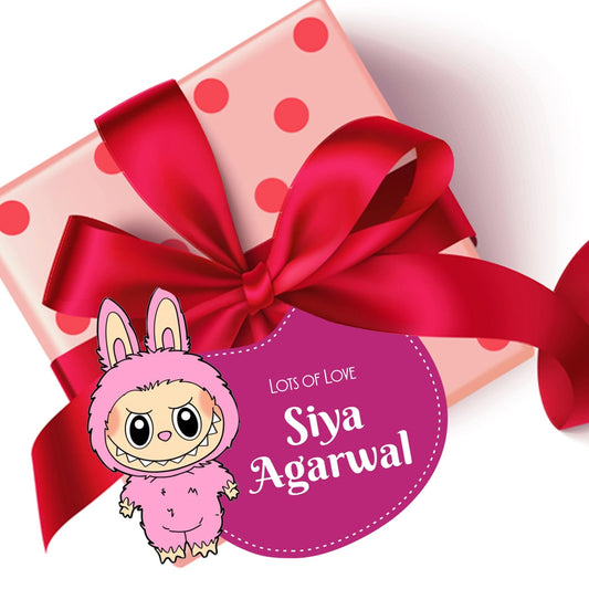 Die - Cut Gift Tags/Gift Labels - Labubu Design - Chatterbox Labels - Gift Tags
