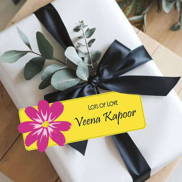 Die-Cut Gift Tags/Gift Labels - Blush Blossom Design