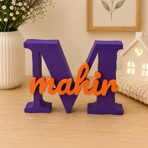 Personalised 3D Printed Name Stand for Branding & Gifting