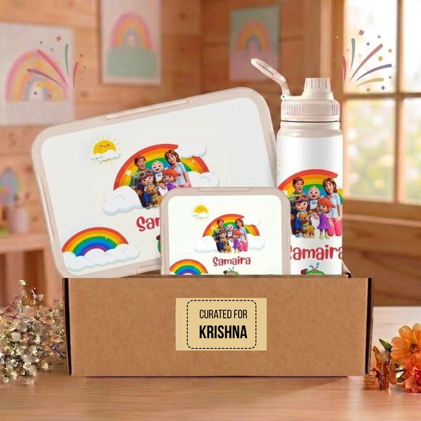 Snack Captain - Lunch Box, Snack Box & Water Bottle
