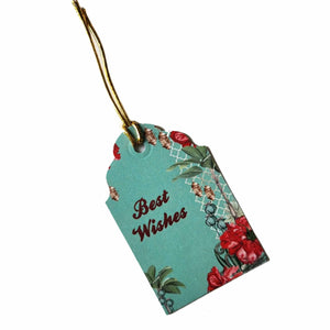 Premium Personalised Gift Tags - Teal Beauty - Set of 15 Chatterbox Labels