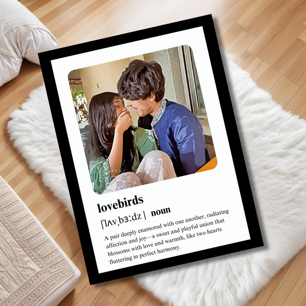 Personalized Photo Canvas Chatterbox Labels