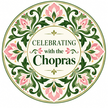 Personalised Coasters - Floral Royale - Set of 6 - Chatterbox Labels-Coasters