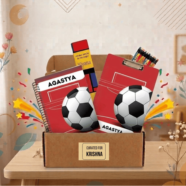 Smarty Pants Rakhi Gift Box - Examboard, Notebook & Doms Pencils - Chatterbox Labels-