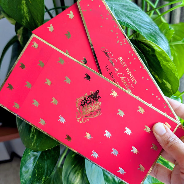 Luxe Gold Foil Money Envelopes - Royal Parade - Chatterbox Labels - Luxe Envelopes