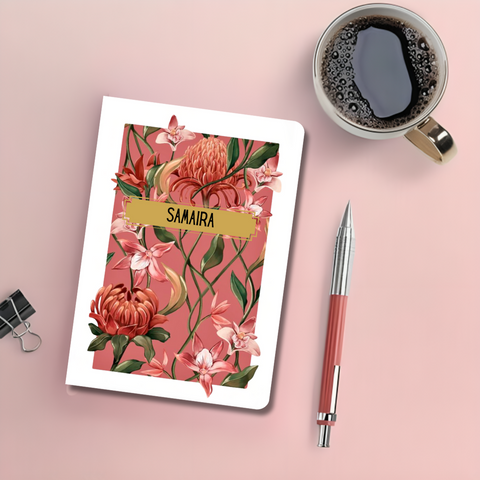 Personalised Notebook - A5 size - Bloom Journal