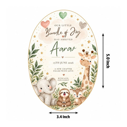 Baby Shower & Birth Announcement Gift Tags Little Wild One Design