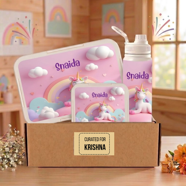 Snack Captain - Lunch Box, Snack Box & Water Bottle