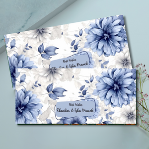 Personalised Money Envelopes - Dusky Blooms - Set of 20 Chatterbox Labels