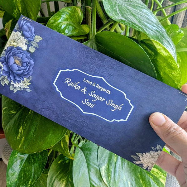 Personalised Money Envelopes - Forever Blue Design - Chatterbox Labels - Envelopes