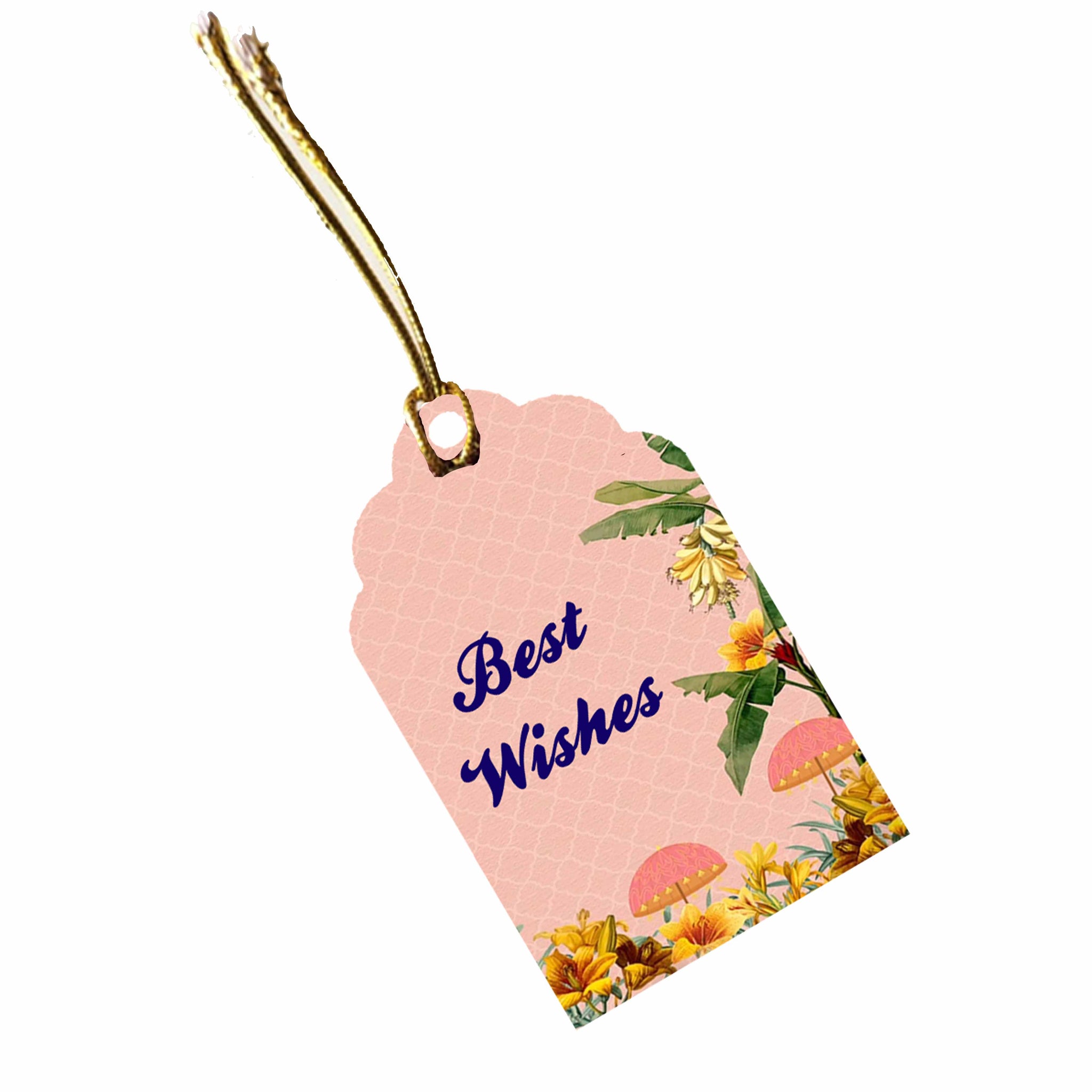 Premium Personalised Gift Tags - Peach Blossom - Set of 15 Chatterbox Labels
