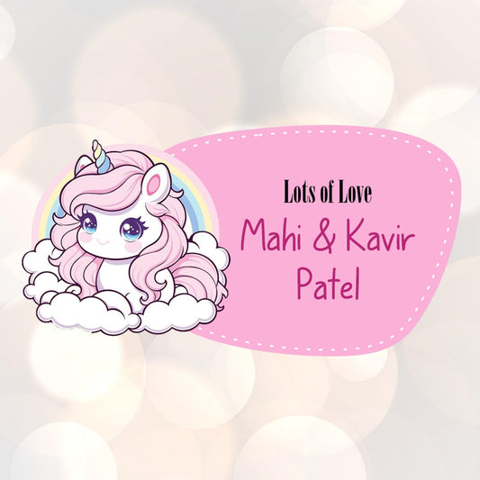 Die - Cut Gift Tags/Gift Labels - Unicorn Design - Chatterbox Labels - Gift Tags