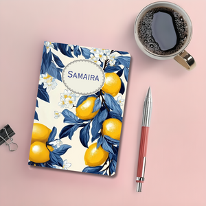 Personalised Notebook - A5 size - Blue Lemonade