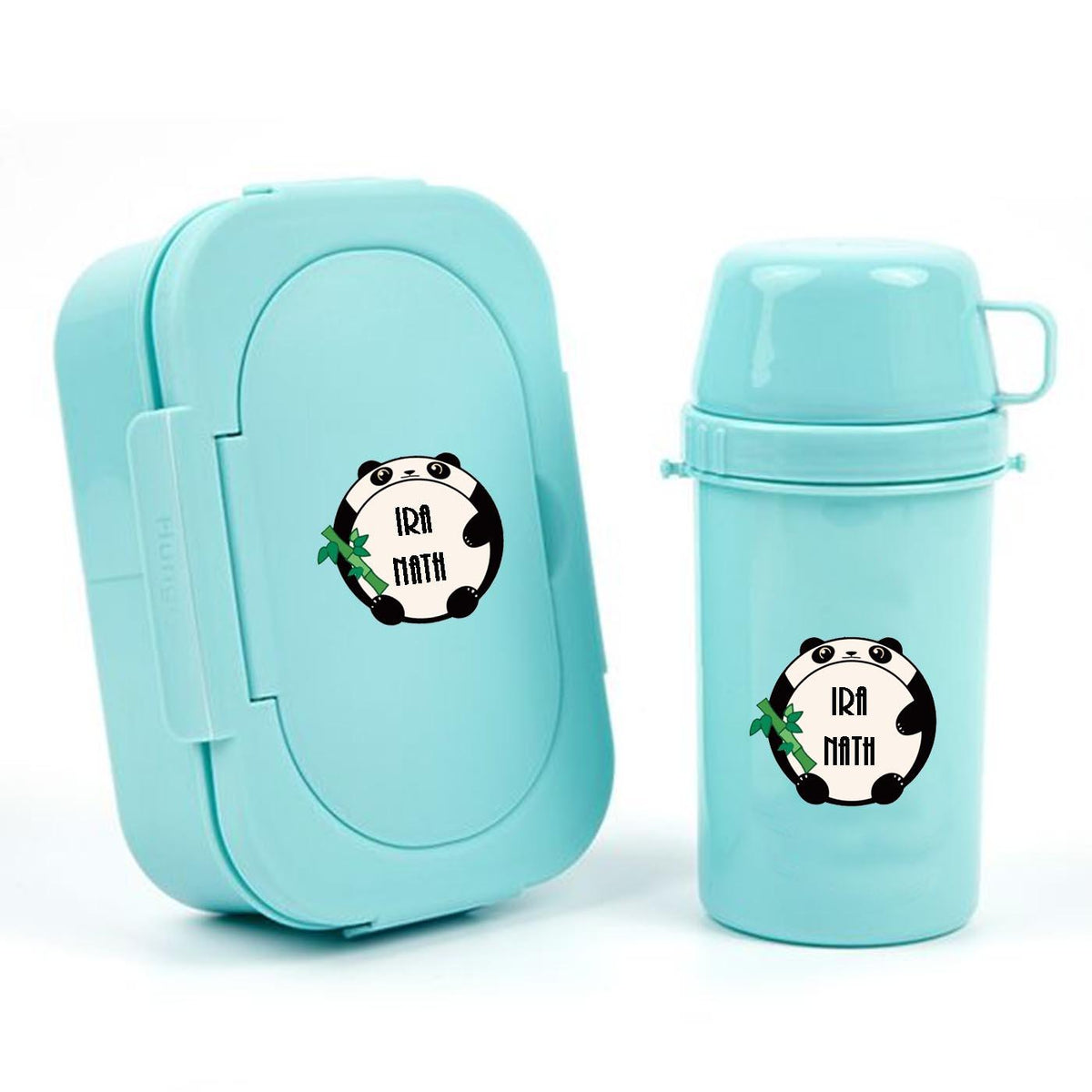 Waterproof Personalised Custom Shape Stickers - Panda Shape - Set of 25 - Chatterbox Labels - Design Labels & Stickers