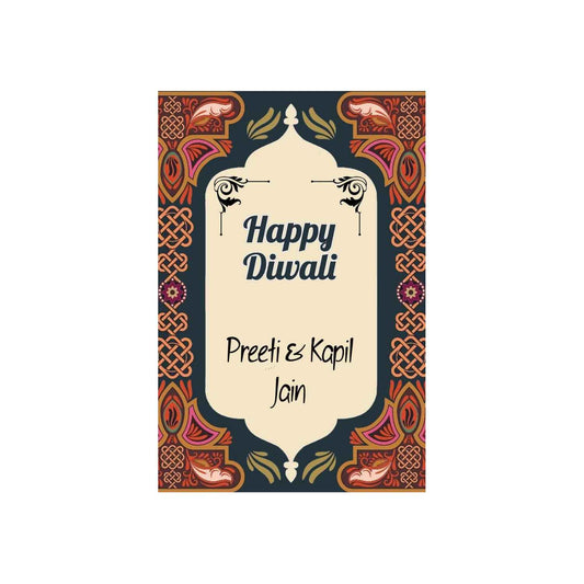 Happy Diwali Gift Tags/Gift Stickers - Harmony of Lights