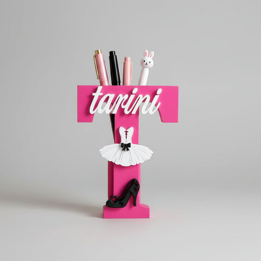 Personalised Name Stand & Pen Holder Teen Sensation