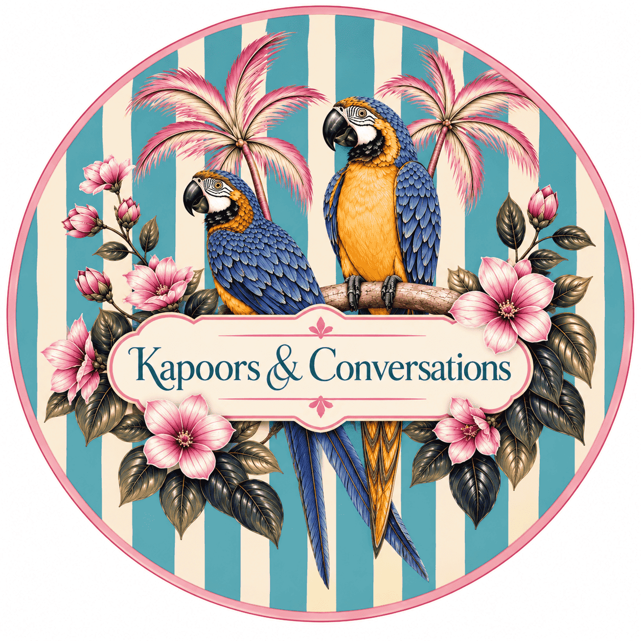 Personalised Coasters - Cocktails in Paradise - Set of 6
