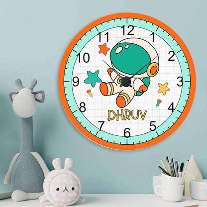 Personalised Acrylic Wall Clock - Explorer Time - Chatterbox Labels - Wall Clock