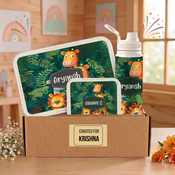 Snack Captain - Lunch Box, Snack Box & Water Bottle