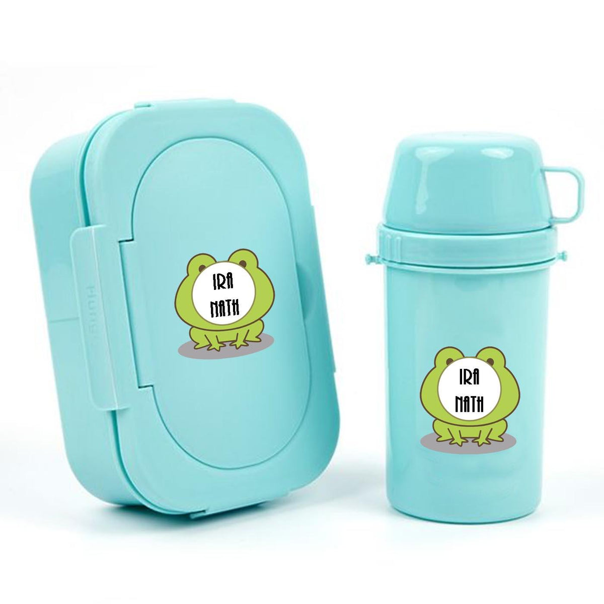 Waterproof Personalised Custom Shape Stickers - Froggie Shape - Set of 25 - Chatterbox Labels - Design Labels & Stickers