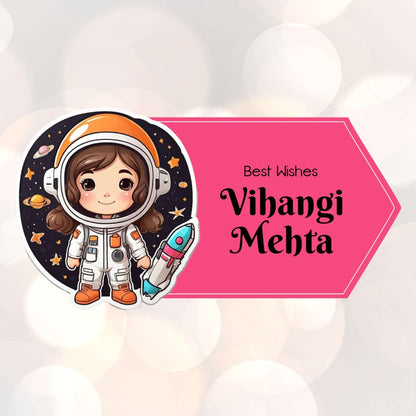 Die - Cut Gift Tags/Gift Labels - Galaxy Girl - Chatterbox Labels - Gift Tags