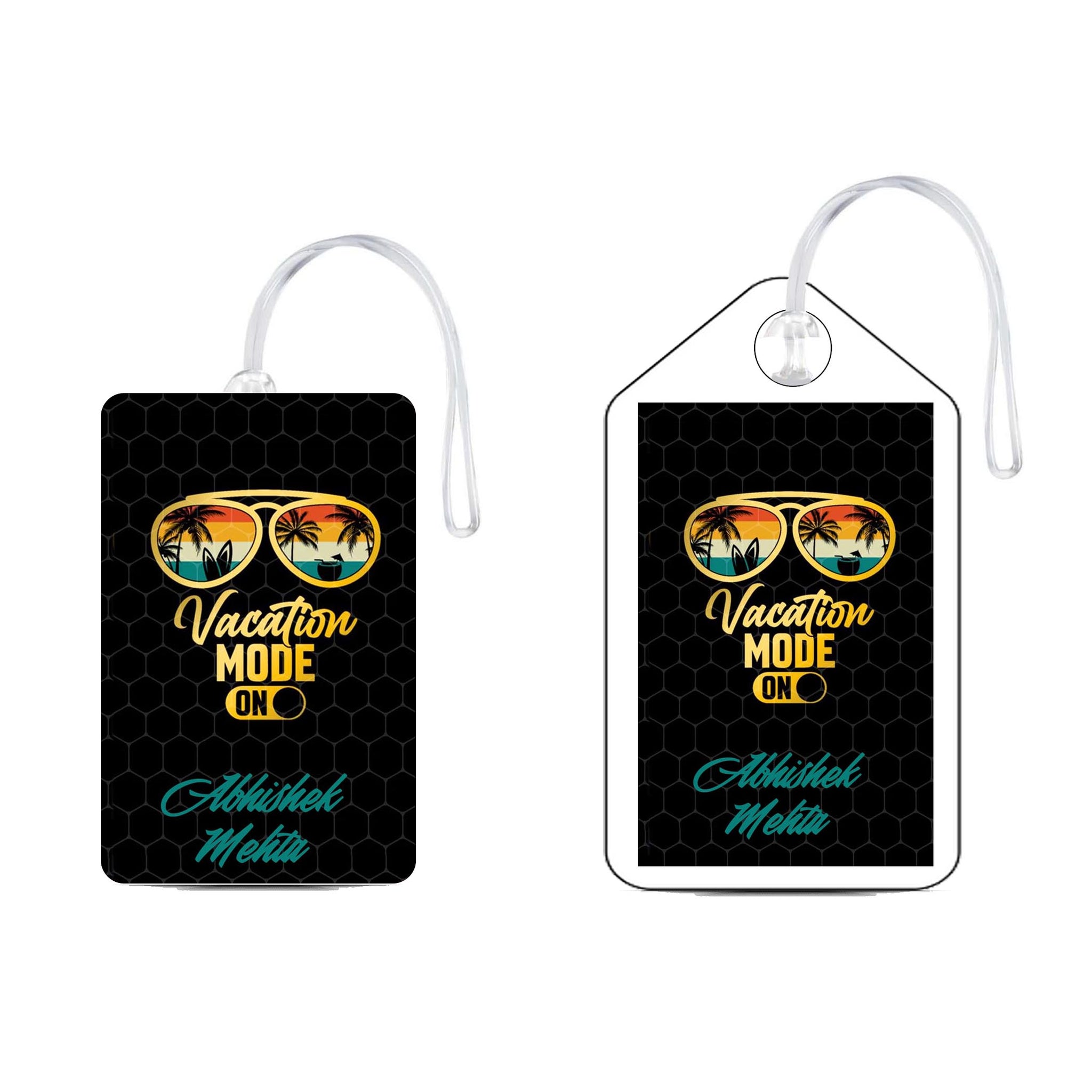 Set of 5 - Vacation Mode Design - Luggage Tags Chatterbox Labels