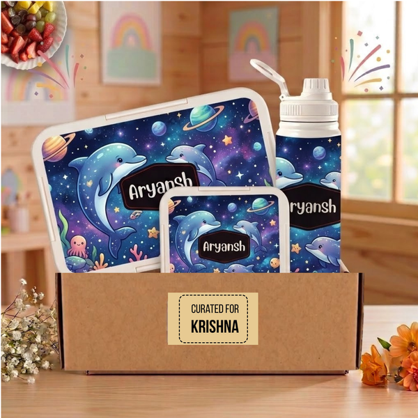 Snack Captain - Lunch Box, Snack Box & Water Bottle