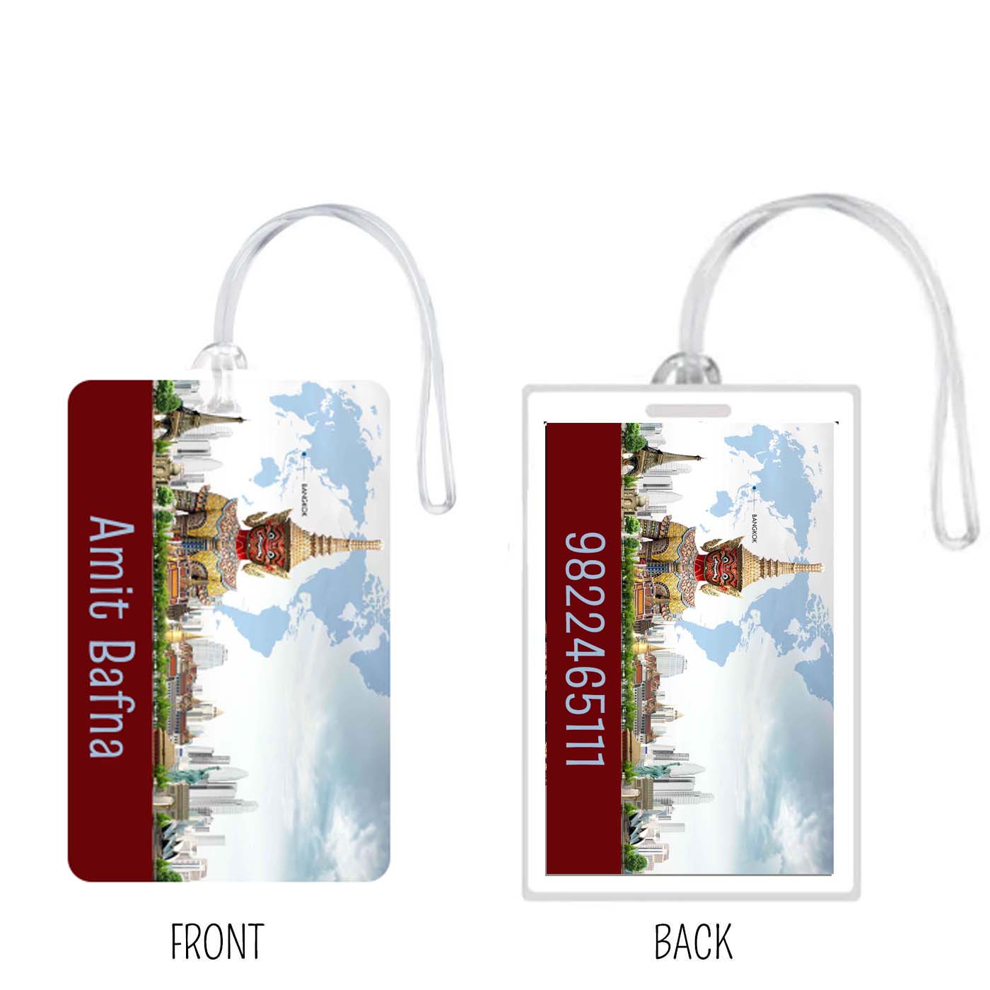 Luggage Tags Thailand Design - Set of 5 Chatterbox Labels